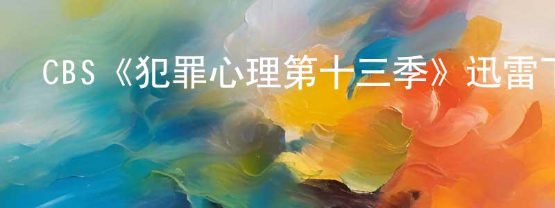 鄧衛平發布CBS《犯罪心理第十三季》迅雷下載/在線觀看/百度云-犯罪/歷史載-美劇天堂